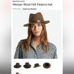 Britton Messer Wool Felt Fedora hat